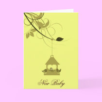 Baby Bird Egg with Parents cards