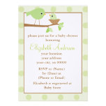 Baby Bird in a Nest Custom Invitation
