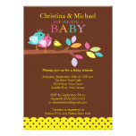 Baby Bird Nestl Baby Shower Invitations