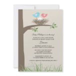 Baby Bird's Nest Baby Shower Custom Invitation