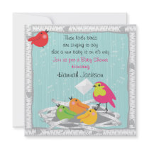 Baby bird's nest Baby Shower Invitation