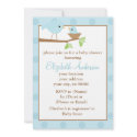 Baby Bird's Nest Baby Shower Invitations invitation