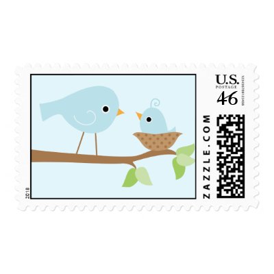 bird nest stamp