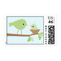 Baby Bird's Nest (green) Stamps
