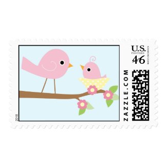 Baby Bird&#39;s Nest (pink) Stamp