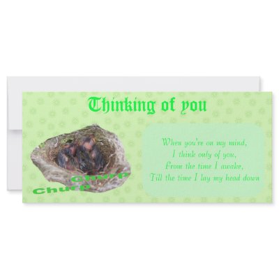 Baby Birds Rack Card Template by Sketchart26
