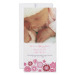Baby Birth Announcement Custom Made Photo Card
