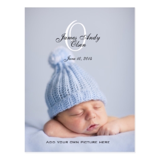 Baby Birth Announcement Photo Postcards