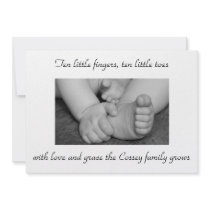 baby,black,and,white,feet,hands,photograph,big,... custom invitation