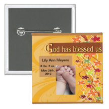 Baby Blessing Pins