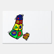 baby block toy graphic square animals.png sign