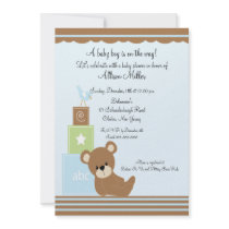 Baby Blocks Baby Boy Shower invitations by celebrateitinvites Baby Blocks Baby Boy Shower invitations