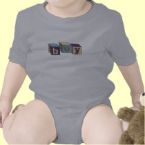 Baby Blocks Boy t-shirts