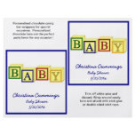Baby Blocks Candybar Wrappers (Primary) Flyers