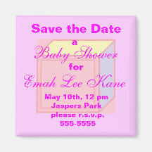 Baby Blocks Fridge Magnet