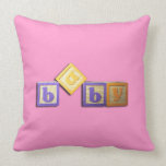 Baby Blocks Pillow by Leslie Harlow pillows