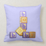 Baby Blocks Pillow by Leslie Harlow pillows
