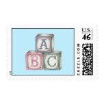 Baby Blocks Postage Stamps