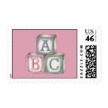 Baby Blocks Postage Stamps