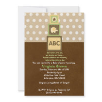 Baby Blocks Shower Invitation