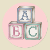 Baby Blocks Stickers by mrssocolov Baby Blocks Stickers