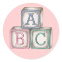 Baby Blocks Stickers by mrssocolov Baby Blocks Stickers