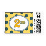 Baby Blue 2nd stamps