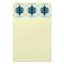 Baby Blue and Creamy Yellow Stationery