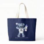 Baby Blue Bear and Blue Tractor Diaper Bag
