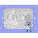 Baby Blue Bear and Blue Tractor Photo Sculpture photosculpture