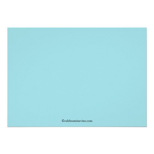 Baby Blue Bird Nest Boy Baby Shower Invitation