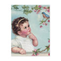 Baby Blue Bird postcards by Memory_Lane Baby Blue Bird postcards
