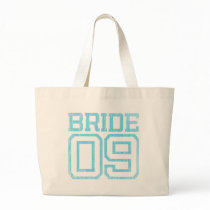 Baby Blue Bride 09 Distressed Effect Tote Bag by bridetees Baby Blue Bride 09 Distressed Effect Tote Bag