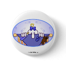 Baby Blue Button by kilroyworld Baby Blue Button