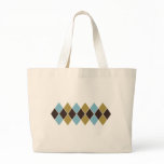 Baby Blue, Chocolate, Tan Argyle Preppy Pattern bags