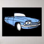 Baby Blue Consul Capri Print