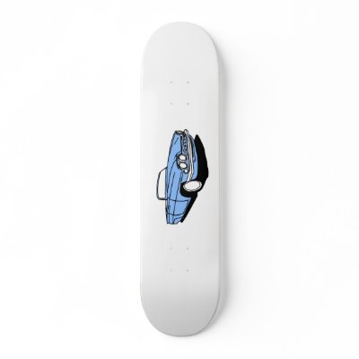 Baby Blue Consul Capri Skate Board Decks by Rees_Adams