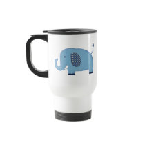 Baby Blue Elephant Mug