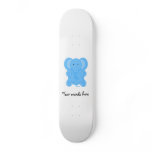 Baby blue elephant skate board decks