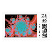 Baby Blue Florets postage