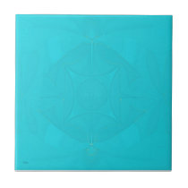 Baby Blue fractal tile Piece 2 of 6 tiles