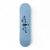 Baby Blue Funny Little Bat skateboards