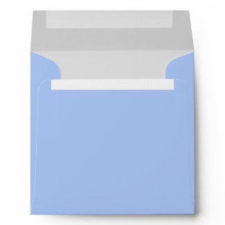 Baby Blue Gray Linen Envelopes