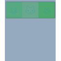 Baby Blue Green Kitty Girls T-Shirt