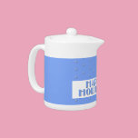 Baby Blue Holiday Tea Pot teapots