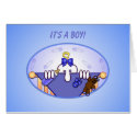 Baby Blue Kilroy Card by kilroyworld Baby Blue Kilroy Card