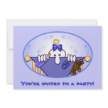 Baby Blue Kilroy Invitations