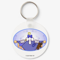 Baby Blue Kilroy Keychain