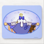 Baby Blue Kilroy Mousepad mousepads