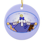 Baby Blue Kilroy Ornament